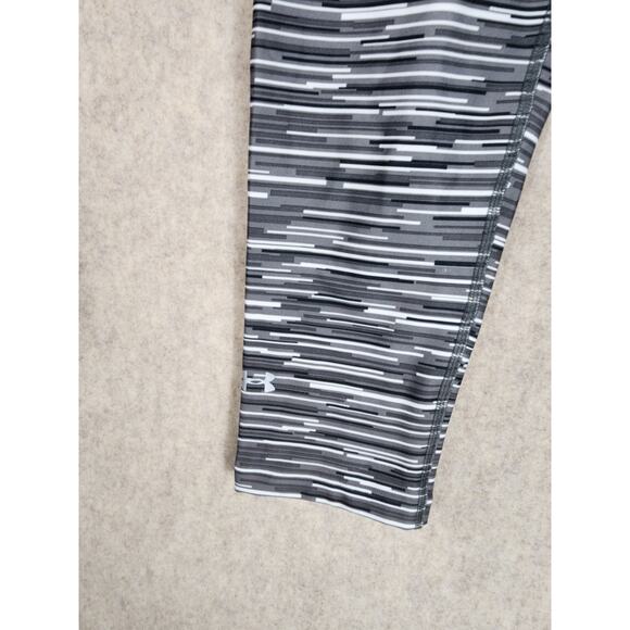 UNDER ARMOUR Women's Heat Gear Compression Striped Leggings SZ M - Picture 4 of 7